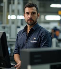 Uğur Kaya, Production Manager, supervising print operations